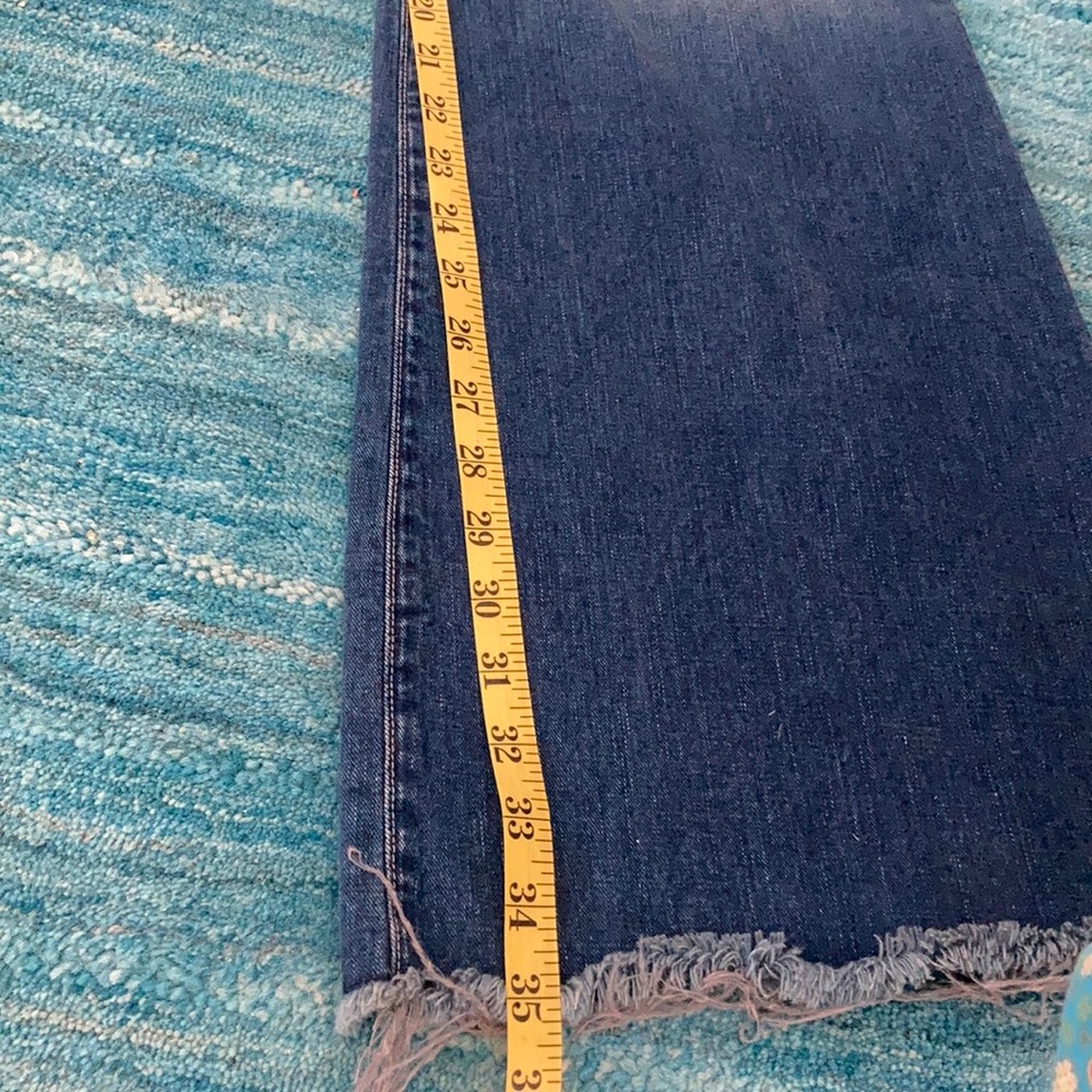 🎈🎈Nili Lotan Wide leg exposed Button Fly Jeans Mid - Picture 7 of 13